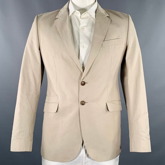 PS by PAUL SMITH Size 42 Khaki Cotton Blend Sport Coat - Picture 1 of 12